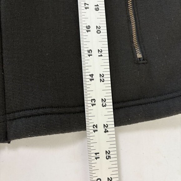 Voormi Full Zip Jacket Coat Womens L Black Pockets Wool Blend Company Logo USA - Picture 10 of 13